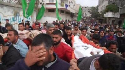 Funerals in Gaza