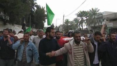 A funeral in Gaza
