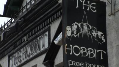 The Hobbit pub in Southampton