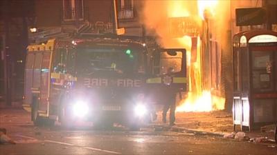 Riots in London - summer 2011