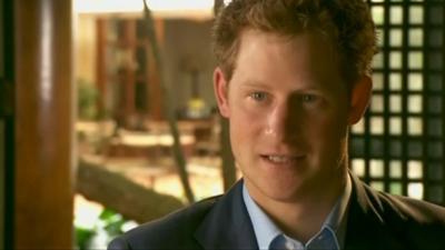 Prince Harry talks to CBS News