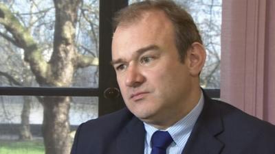 Energy secretary Ed Davey