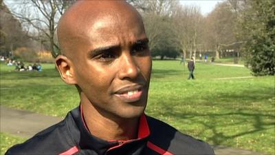 GB athlete Mo Farah