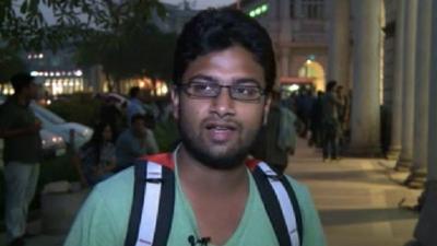 Cricket fans in Dhaka