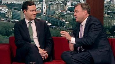 George Osborne and Ed Balls