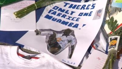 Poster saying 'There's only one Fabrice Muamba'