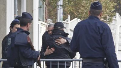 Armed police in France