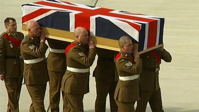 Repatriation at RAF Brize Norton