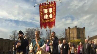 St Cuthbert banner