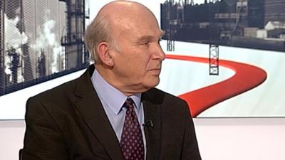 Business Secretary Vince Cable