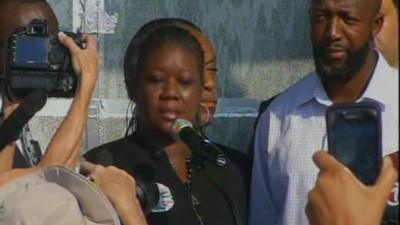 Parents of Trayvon Martin, Sybrina Fulton and Tracy Martin