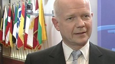 Foreign Secretary William Hague