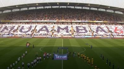 Bolton's pre-match Muamba tribute