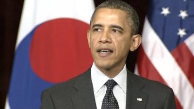 President Obama speaks at Hankuk University