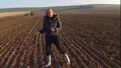 The BBC's Steph McGovern reports from Alfriston, East Sussex