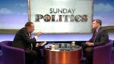 Andrew Neil and Ed Balls