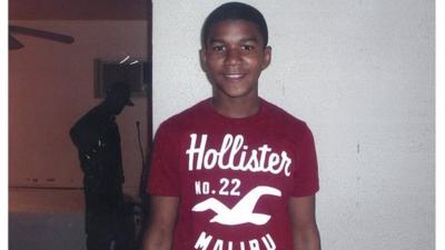 Trayvon Martin, the unarmed black teenager shot dead in Orlando