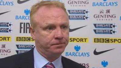 Aston Villa boss Alex McLeish