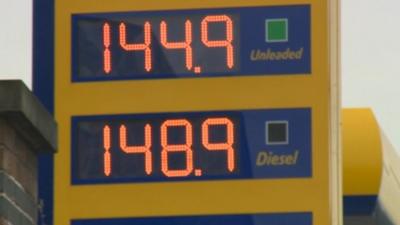 Petrol forecourt prices