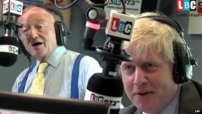 Ken Livingstone and Boris Johnson