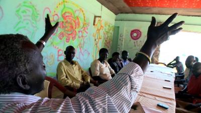 Rehearsing Shakespeare in Juba Photo: Banyak Films & Transformedia