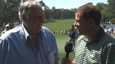 Peter Alliss and Iain Carter