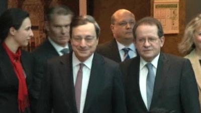 ECB president Mario Draghi