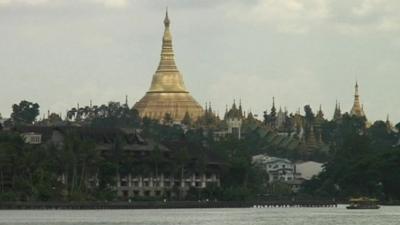 Pagoda in Burma