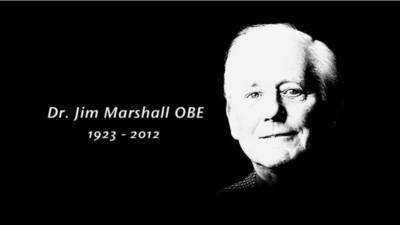 Jim Marshall OBE 1923-2012 graphic