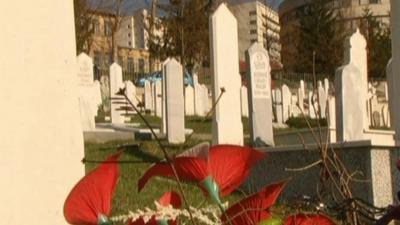 Bosnian graveyard