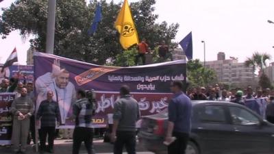 Election campaigning in Egypt