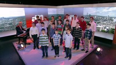 New College Oxford choir