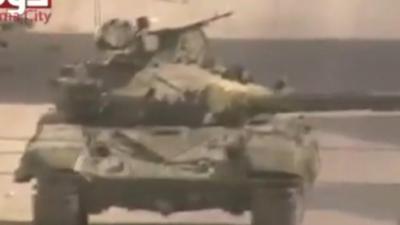 Syrian army tank