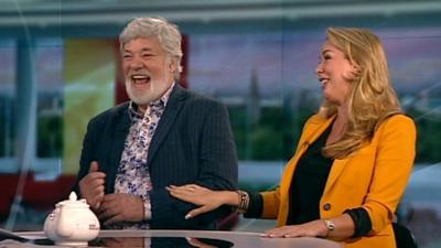 Matthew Kelly and Claire Sweeney