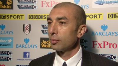 Interim Chelsea manager Roberto di Matteo