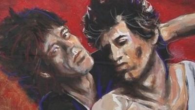 A Ronnie Wood painting