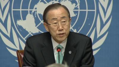 UN Secretary General Ban Ki-moon