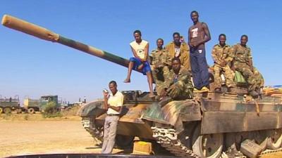A tank in Somalia