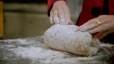 Mary Beard tries baking bread the Roman way