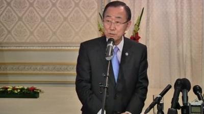 UN Secretary General Ban Ki-moon