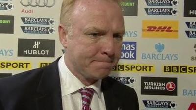 Aston Villa manager Alex McLeish