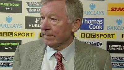 Manchester United manager Sir Alex Ferguson