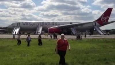 Passengers disembarking