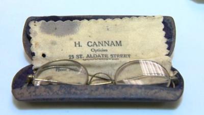 Glasses that belonged to Mahatma Gandhi