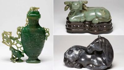 Some of the 18 Chinese pieces stolen from the Fitzwilliam Museum