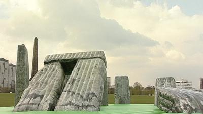 Inflatable Stonehenge