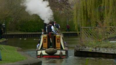 President steam narrowboat