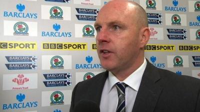 Blackburn manager Steve Kean