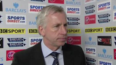 Newcastle manager Alan Pardew