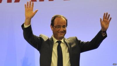 French Socialist Francois Hollande